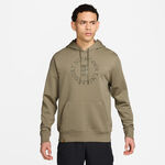 Vêtements Nike Nike Court Dri-Fit Heritage Sweat à capuche Hommes - vert olive, vert olive