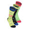 Bold Bro I Crew Printed Move Socks 3 Pack - mixed