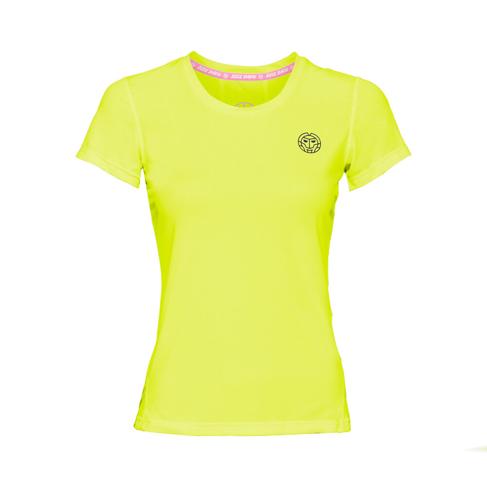 Calla Tech Roundneck T-shirt Filles - Jaunes Fluo , Noir