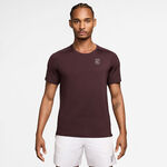 Vêtements Nike Nike Court Dri-FIT Advantage T-shirt Hommes - rouge foncé, blanc