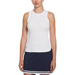 V&ecirc;tements Original Penguin Original Penguin Rib D&eacute;bardeur Tank Top Femmes-Blanc