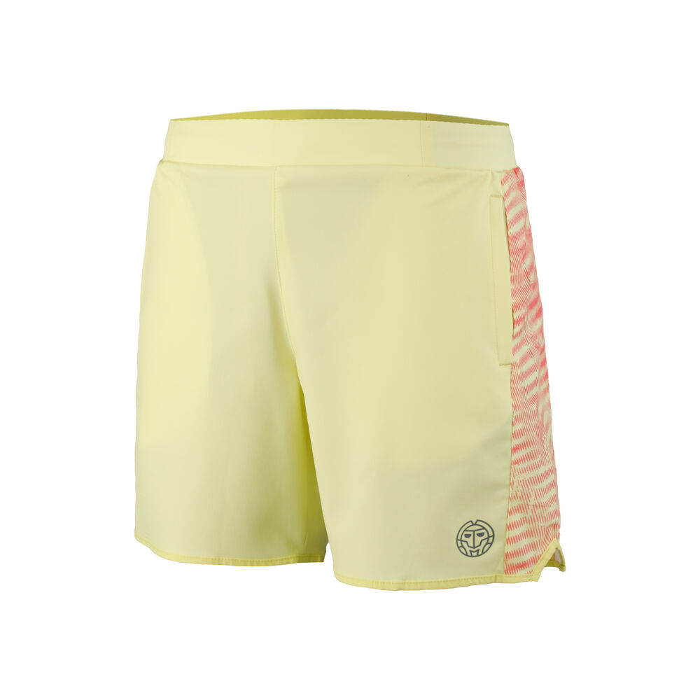 Bevis 7in Tech Shorts Hommes - Jaune , Corail