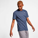 V&ecirc;tements Nike Nike Dri-Fit  T-shirt Hommes-bleu fonc&eacute;