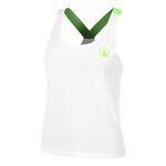 Vêtements Quiet Please Quiet Please Wild Serve & Volley 2.0 Débardeur Tank Top Femmes-Blanc,Vert Fluo