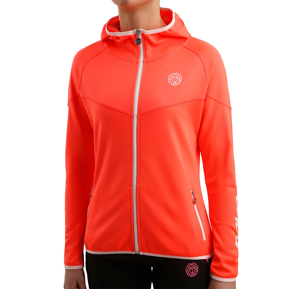 Inga Tech Veste De Survêtement Femmes - Corail , Blanc
