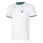 Vêtements Quiet Please Quiet Please Create Break Ringer T-shirt Hommes-Blanc,Bleu Petrol