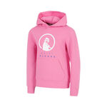 V&ecirc;tements Quiet Please Quiet Please Crushaseline Logo Sweat &agrave; capuche Filles-pink, blanc