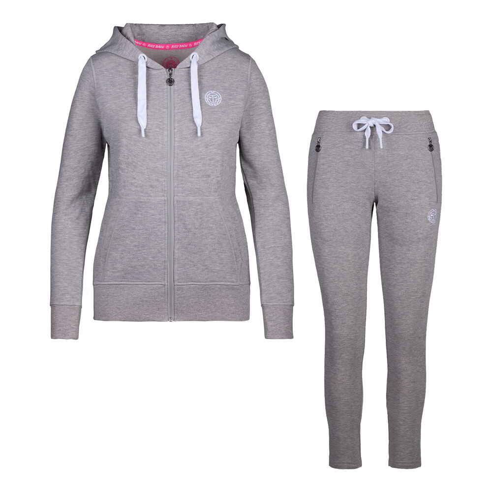 Dalila Basic Survêtement Femmes - Gris Clair , Blanc