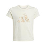 V&ecirc;tements adidas adidas Animal Big Logo T-shirt Filles-Cr&egrave;me