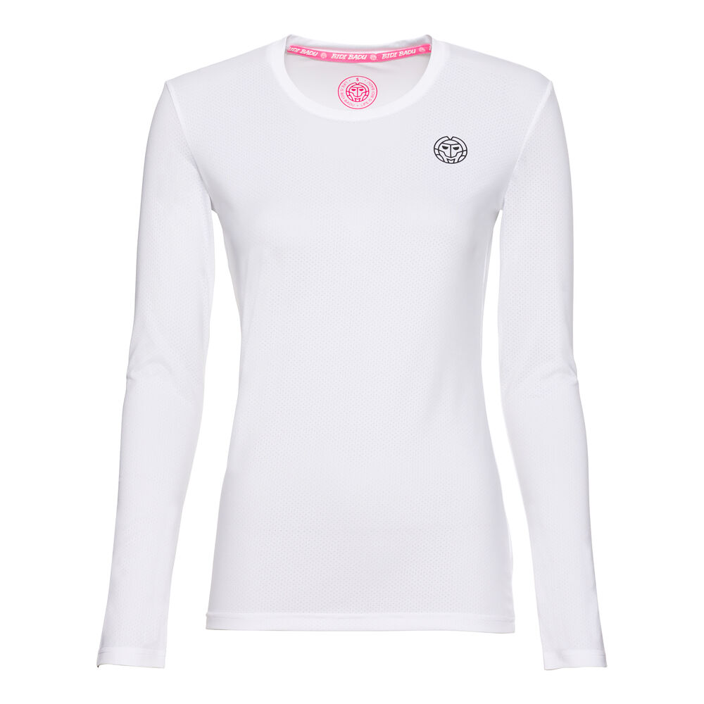 Pia Tech Roundneck Haut Manches Longues Femmes - Blanc , Noir