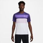 Vêtements Nike Nike Court Dri-Fit Advantage Print T-shirt Hommes-Blanc,Violet