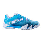 Chaussures de padel Babolat Babolat Jet Premura Juan Lebron 2 Chaussures Padel Hommes-Bleu Clair,Blanc