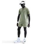 V&ecirc;tements Nike Nike Court Dri-FIT Advantage 6in Shorts Hommes - vert olive, blanc