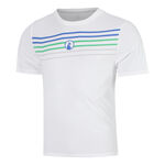 V&ecirc;tements Quiet Please Quiet Please Trainings Stripe T-shirt Hommes - blanc, orange