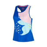 V&ecirc;tements de tennis BIDI BADU BIDI BADU Hey Laguna Racerback D&eacute;bardeur tank top Filles - bleu, multicouleur