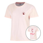 Vêtements Quiet Please Quiet Please Endlessly Flower T-shirt Femmes-Rosé, Multicouleur