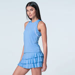 V&ecirc;tements Lucky in Love Lucky in Love High Neck Action D&eacute;bardeur Tank Top Femmes-Bleu Clair
