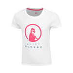 V&ecirc;tements Quiet Please Quiet Please Create Baseline Logo T-shirt Filles-Blanc,Pink