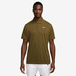 V&ecirc;tements de tennis Nike Nike Court Dri-Fit Solid Polo Hommes-Vert Olive
