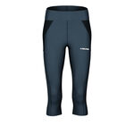 V&ecirc;tements HEAD HEAD Tech 3/4 Collant Tight Femmes-Bleu Fonc&eacute;