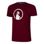 Vêtements Quiet Please Quiet Please Create Trainings T-shirt Hommes-Rouge Vin, Blanc