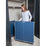 Tischtennis Platte Midsize, blau