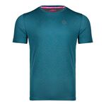 Vêtements De Tennis BIDI BADU Falou Tech Tee - petrol/ grey