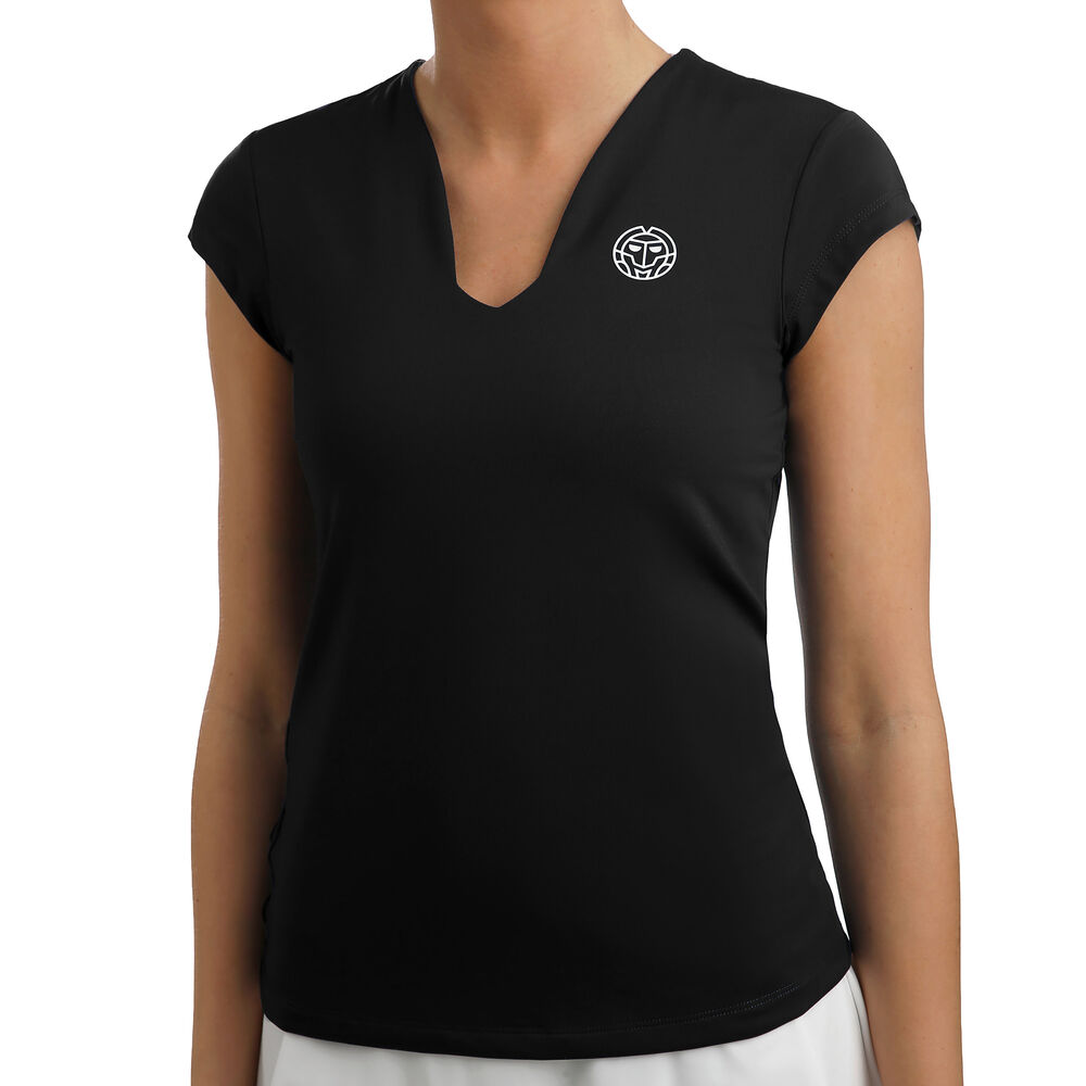 Bella 2.0 Tech V-Neck T-shirt Femmes - Noir , Blanc