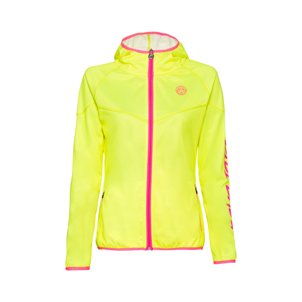 Grace Tech Veste De Survêtement Filles - Jaunes Fluo , Pink